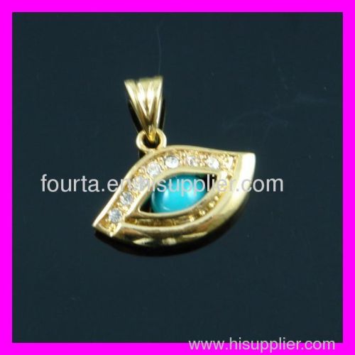 Blue eye 18K gold plated pendant 1620192