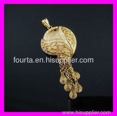 18K gold plating pendant