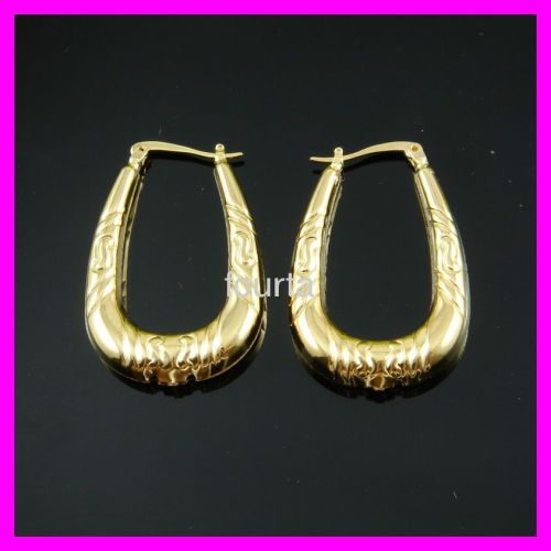 FJ fashion 18K Vacuum Plated Earring