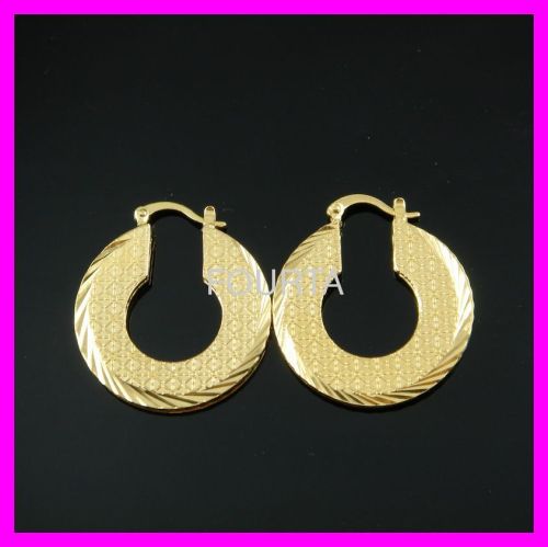 FJ simple 18K Vacuum Plated Earring