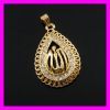 18K gold plated muslim pendant 1620409