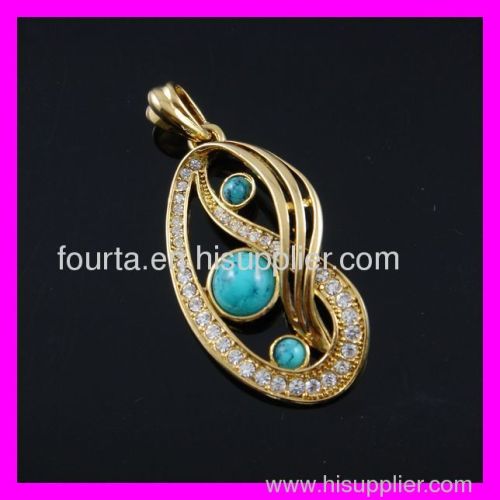 iraq jewelry turquoise pendant