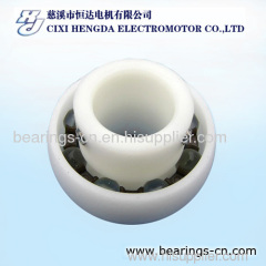 plastic ball bearing for units and ball bearing units