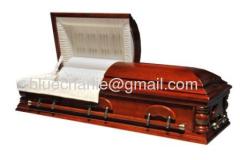 wood casket