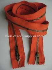 FR aramid fiber zipper