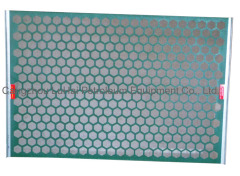 Hook strip flat plate screen