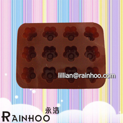 Silicon Flower Ice tray, Ice lattic, chocolate mould, ice mould, cookie mold