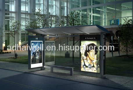 Stainless steel Bus stop light box