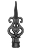 Classical wrought iron spear point