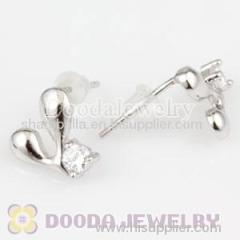 Fashion silver stud earrings for women wholesale