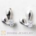 silver stud earrings for women