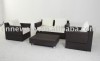 Outdoor Furniture Rattan Sofa& Tea Table Set