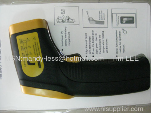 infrared industrial thermometer with laser