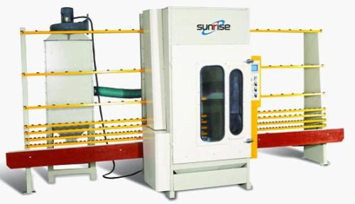 glass automatic sandblasting machine