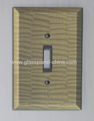 glass dopal switch cover CNC tochnology