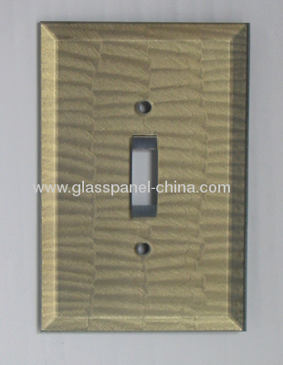 glass dopal switch cover CNC tochnology
