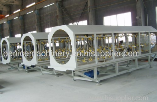 HDPE pipe extruding machine