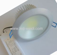 12 watt LED downlight silver