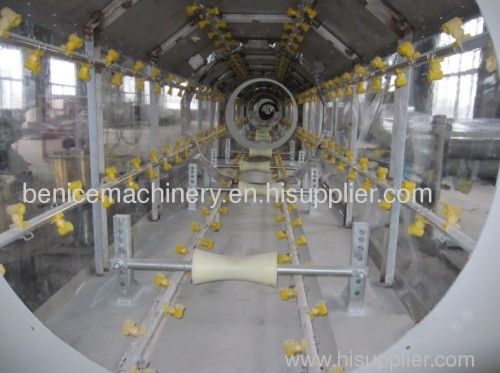 HDPE large diameter pipe making machine