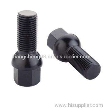 black finishing R14 ball seat lug bolt