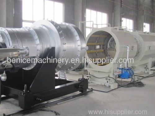 HDPE large diameter water supply pipe machine