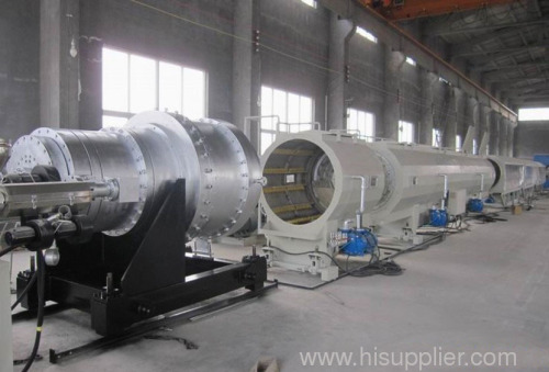 HDPE large diameter water supply pipe extrusion machine