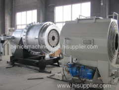 HDPE large diameter gas supply pipe extruding machine