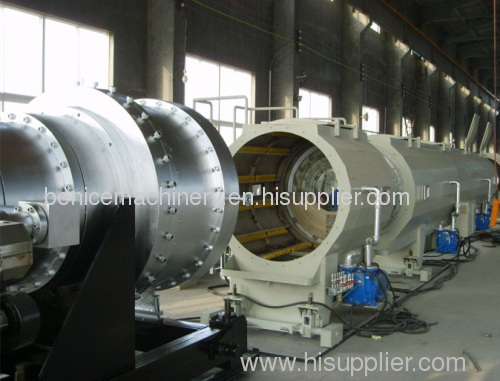 Gas supply pipe extrusion machine