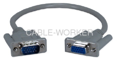 VGA HD15 Male to Female PortSaver Cable