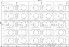 125khz card inlay for card lamination