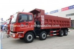 red 8x4 50tons Foton Auman dump truck