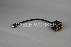 HDMI type A to DVI-D dual link splitter cable