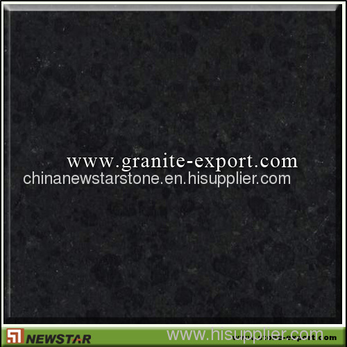 black polished granite