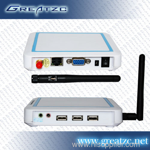 ZC-03W PC Station With WIFI Function,Thin Client Embeded WIN CE5.0, Supporting 100 Users ,With 3 USB Ports