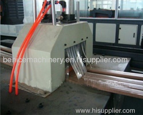 Wood plastic composite profile extrusion line