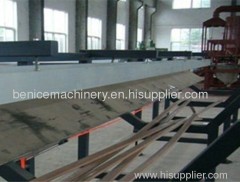 Wood plastic composite profile extrusion machine