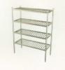 four floor lattice goods shelf