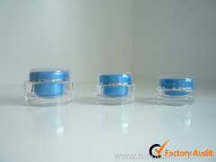 oval cosmetic jars