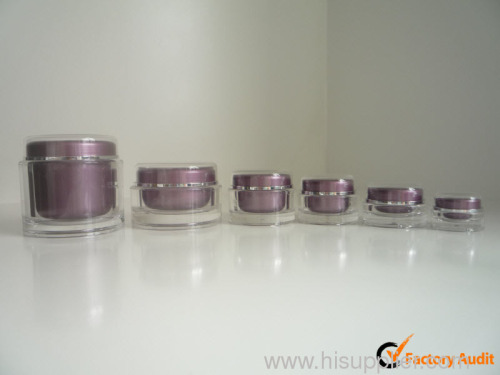 Cosmetic plastic cream jar
