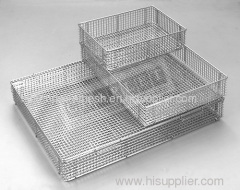 Medical Baskets Mesh Baskets with Dividers