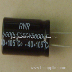 Radial electrolytic capacitor standard type