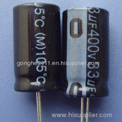 Radial electrolytic capacitor super low temperature type