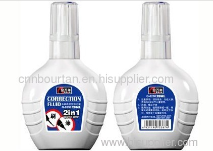 two in one correction fluid