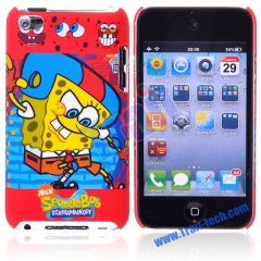 Dancing SpongeBob Hard Case Cover For Apple iPod Touch 4