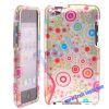Colorful Circle Pattern Plastic Case Pinkish for iPod Touch 4