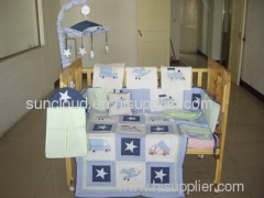 baby crib set; baby bedding set; baby product; baby blanket