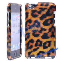 Leopard Front and Back Hard Case Cover for Apple iPod Touch 4