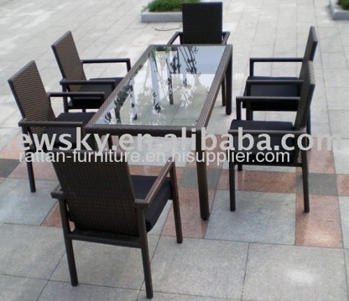 garden wicker furniture dining room sets