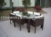 outdoor wicker furniture dining set with 6 chairs