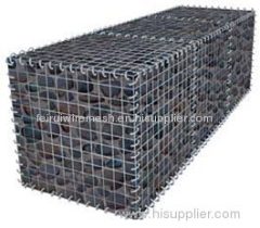 Galvanized gabion baskets